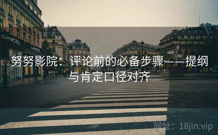 努努影院：评论前的必备步骤——提纲与肯定口径对齐